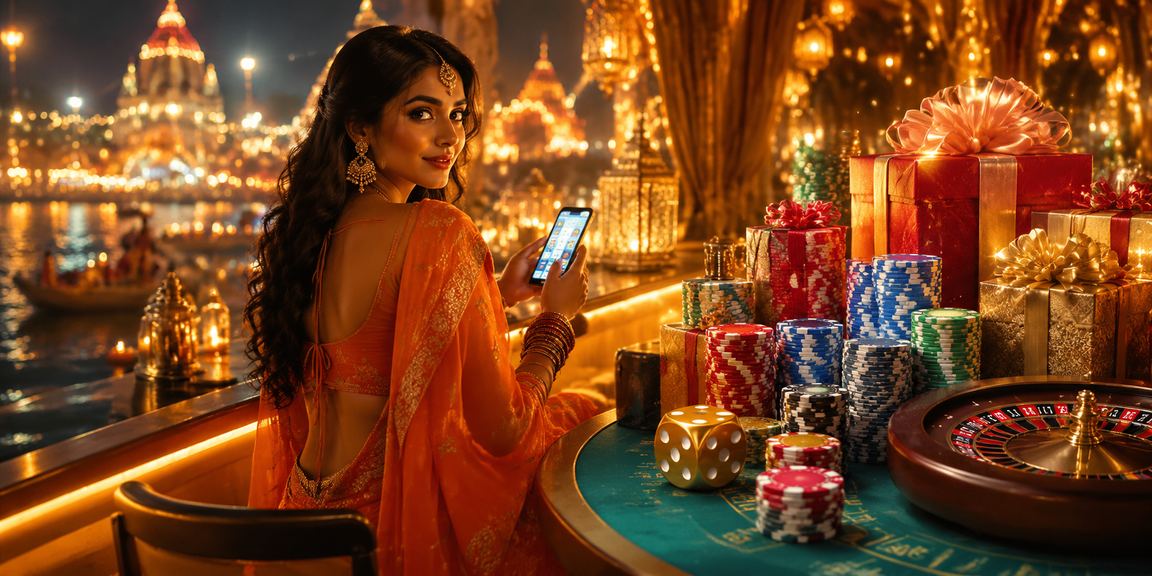 User making slot deposit with mobile payment app in night market