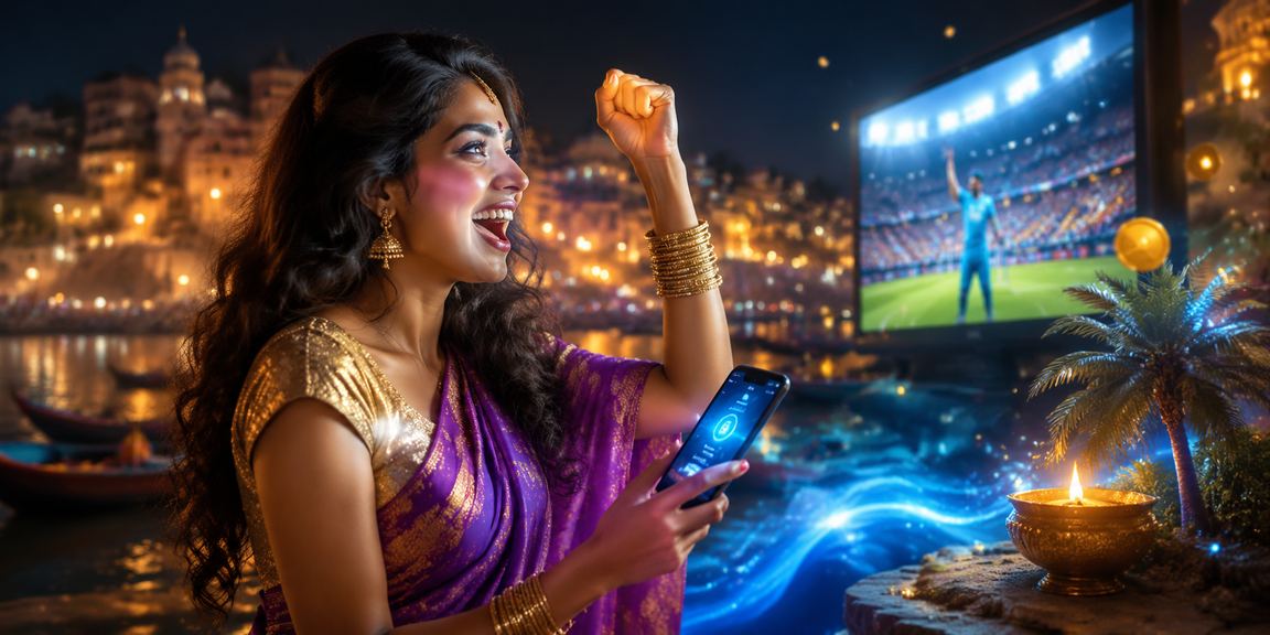 Mobile user making secure lottery payment using UPI in Varanasi